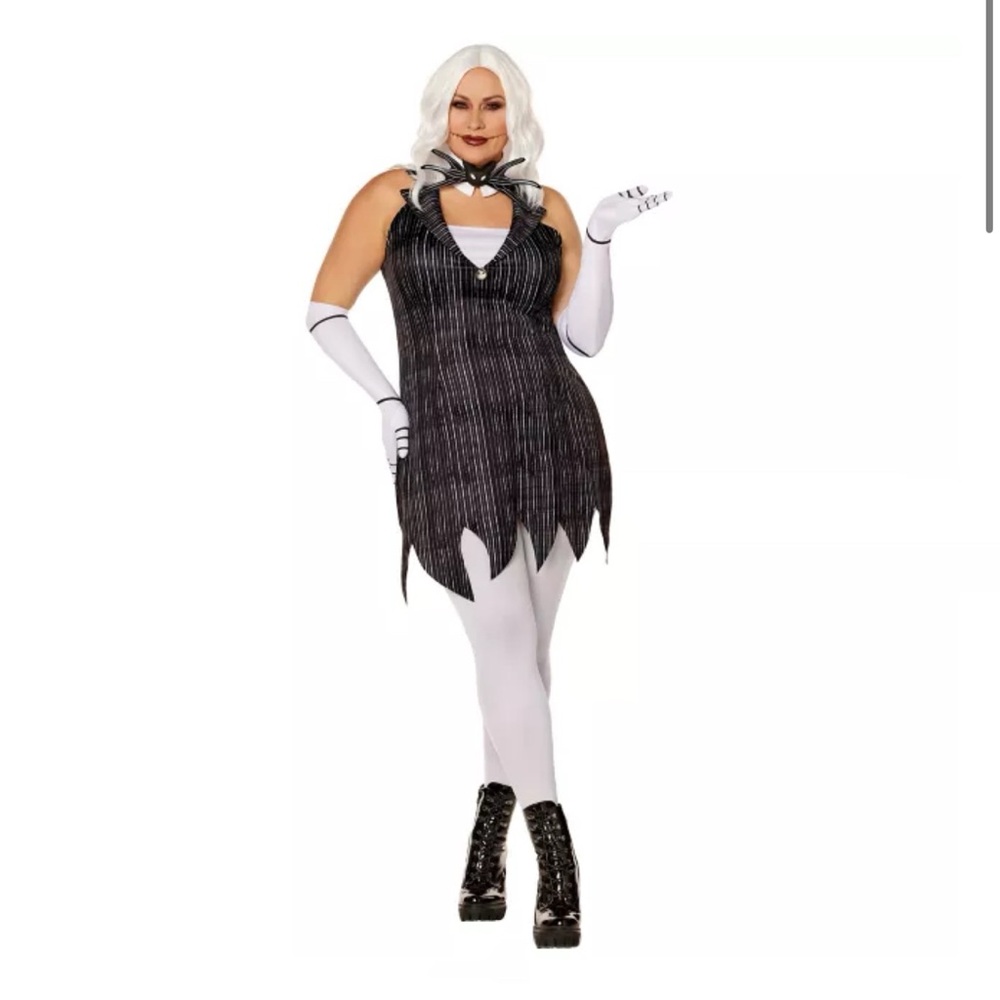 Adult Jack Skellington Plus Size Dress Costume - The Nightmare Before Christmas
